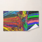 Twirlers colorés Abstraits / Poussés et Pinchés / (Serviette à main)