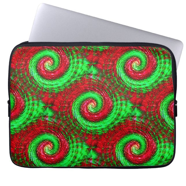 Twirlin' Christmas..... Laptop Sleeve (Voorkant)