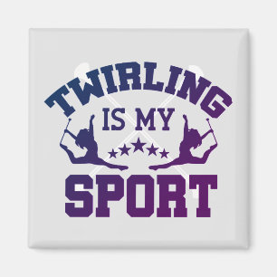 Twirling is mijn sport magneet