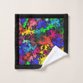 Twirls colorés Abstraits / (Gant de toilette)