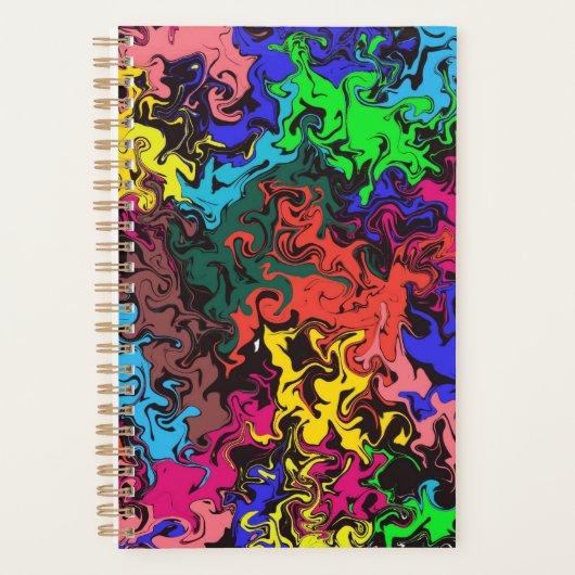 Twirly coloré Abstrait / (Devant)