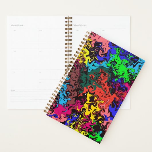 Twirly coloré Abstrait / (Devant avec enveloppe)