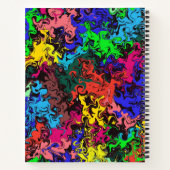 Twirly couleur Abstraite / Journal (Dos)