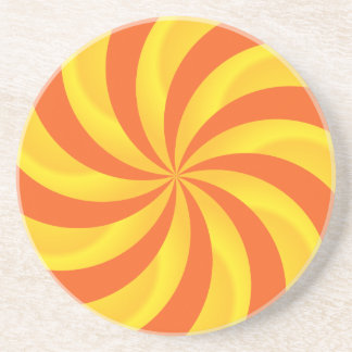 Twirly Sunburst Pattern Onderzetter