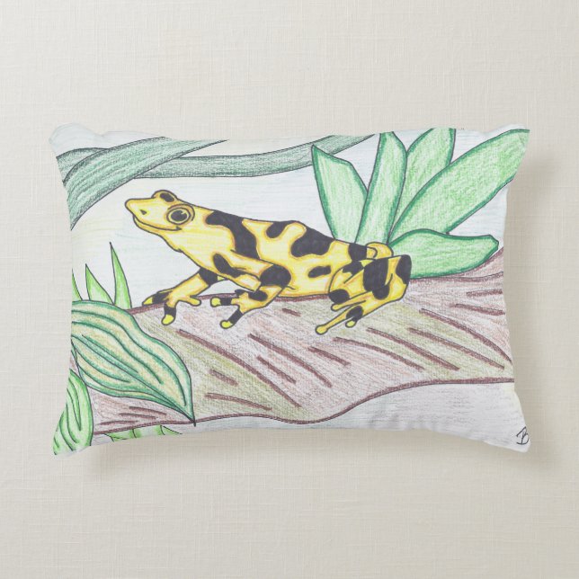 TWIS #blairsanimalcorner Coussin de grenouille d'o (Devant)