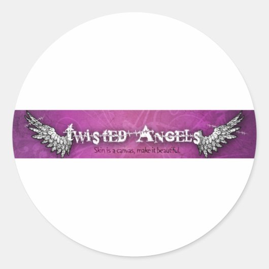 Twisted Angels logo stickers (Voorkant)