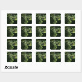 Twisted Balance Abstract Art Square Sticker (Vel)