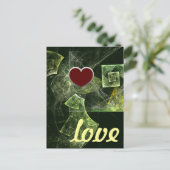 Twisted Balance Liefde Briefkaart (Staand voorkant)