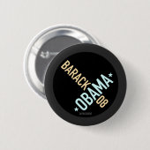 Twisted Barack Obama 08 Button (Voorkant /achterkant)