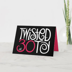 Twisted bij 30 Black Kaart