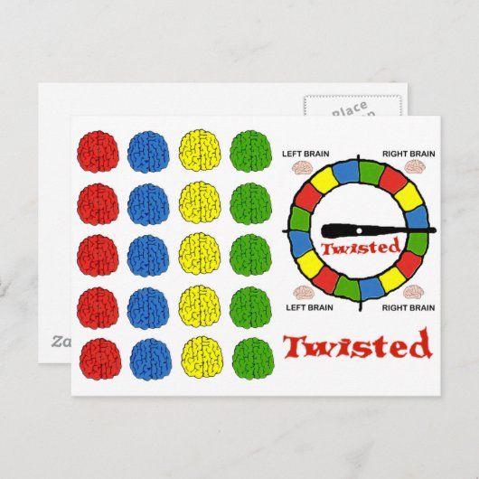 Twisted Briefkaart (Voorkant / Achterkant)