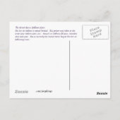 Twisted Hot Air-ballon Briefkaart (Achterkant)