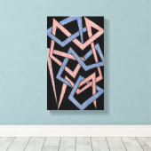 Twisted Hues Canvas Afdruk (Insitu (Houten vloer))