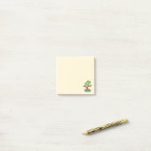 Twisted Japanse Bonsai Tree Yellow Post-it® Notes (Op bureau)