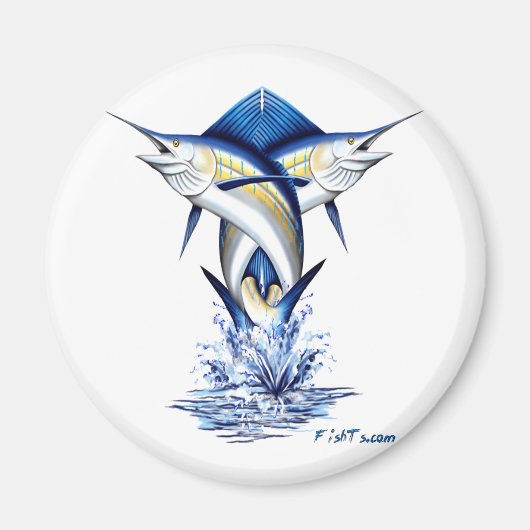 Twisted Marlins Jumping Magneet (Voorkant)