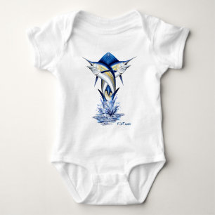 Twisted Marlins Jumping Romper