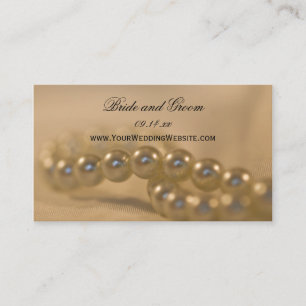 Twisted Pearls Wedding Website Kaart