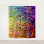 Twisted Rainbow Tapestry Wandkleed (Voorkant)