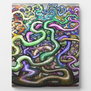 Twisted Rainbow-wijnstokken Fotoplaat
