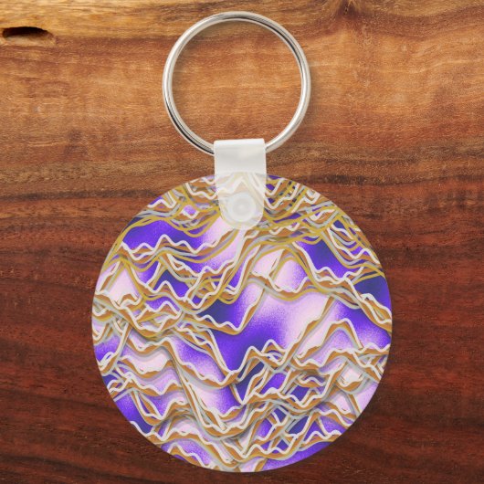 Twisted ropes pattern  sleutelhanger (Achterkant)