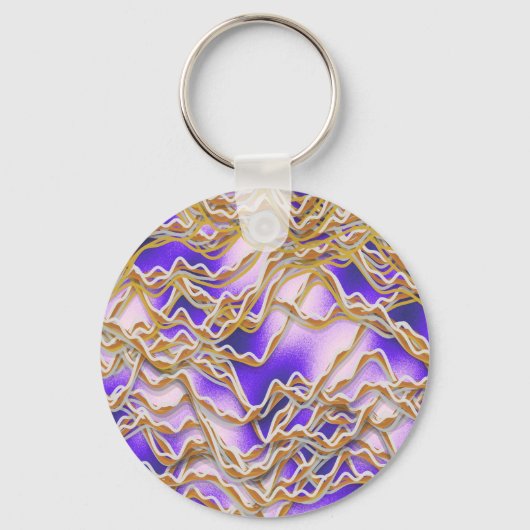 Twisted ropes pattern sleutelhanger (Achterkant)