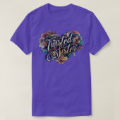 Twisted Sister VIGNETTE KLEUR T-shirt (Design voorkant)
