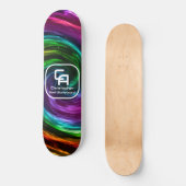 Twisted Smoke Monogram Multicolors Skateboard (Voorkant)