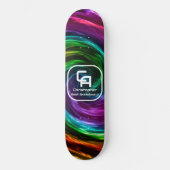 Twisted Smoke Monogram Multicolors Skateboard (Voorkant)