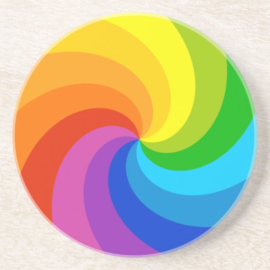 Twisted Spectrum Zandsteen Onderzetter (Voorkant)