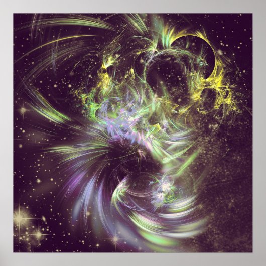 Twisted Time - Black Hole Effects Canvas Print (Voorkant)