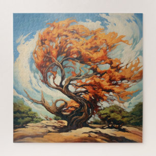 Twisted Tree Abstracte wereld Legpuzzel