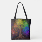Twisted Tree-Canvas tas (Achterkant)
