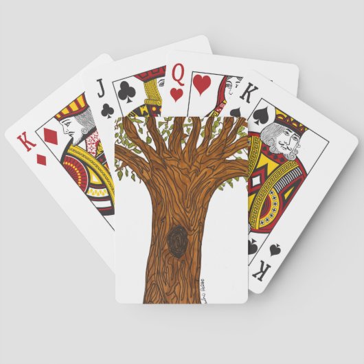 Twisted Tree Classic Playing Cards Pokerkaarten (Achterkant)
