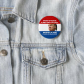 Twisted Trump Logic Ronde Button 5,7 Cm (In situ)