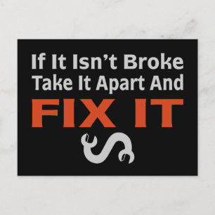 Twisted Wfrank - FIX IT Briefkaart