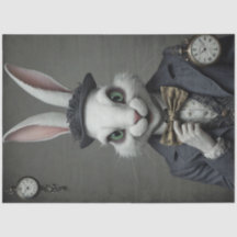 Twisted Wonderland - Creepy White Rabbit Decoupage