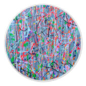 Twisted zuster keramische pull knop (Voorkant)