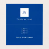 Twisting Liquid Multicolors Gepersonaliseerd Visitekaartjes (Binnenkant ongevouwen)