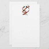 Twisting Snake Art Briefpapier (Voorkant / Achterkant)