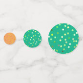 Twisty Polka Dot Spirals Tri-Color Confetti (YGO) (Derrière)