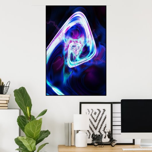 twisty triagle poster (Thuiskantoor)