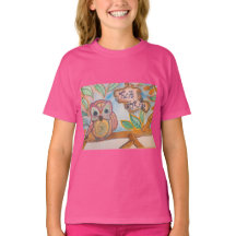Twit Two, Meisjes Uil T-shirt