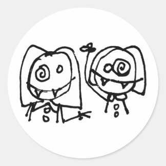 Twitarded Meisjes Sticker