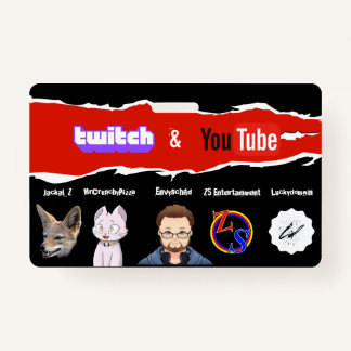 Twitch- en youtube-badge (Jackal_Z) Badge
