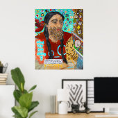 Twitter Bee Beard Print (Thuiskantoor)