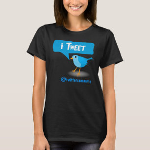 Twitter Blue Bird Dames T - shirts