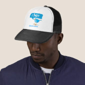 Twitter Casquette d'oiseaux bleu mignon (En situation)