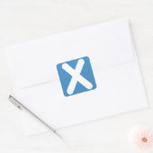 Twitter emoji - Letter X Vierkante Sticker (Envelop)