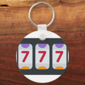 Twitter Emoji - Lucky 7 Sleutelhanger (Voorkant)