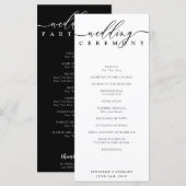 Twitter- en tekenceremonie programma (Voorkant / Achterkant)